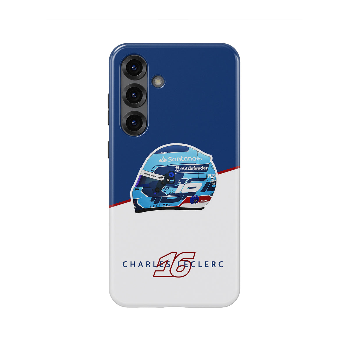 Charles Leclerc Miami Grand Prix 2024 Helmet Samsung Phone Case