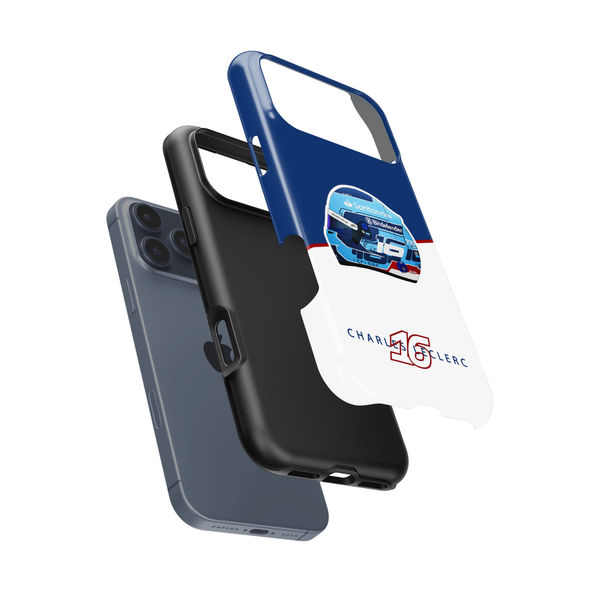 Charles Leclerc 2024 Miami GP Helmet Phone Case for Google, OnePlus, Xiaomi, Huawei