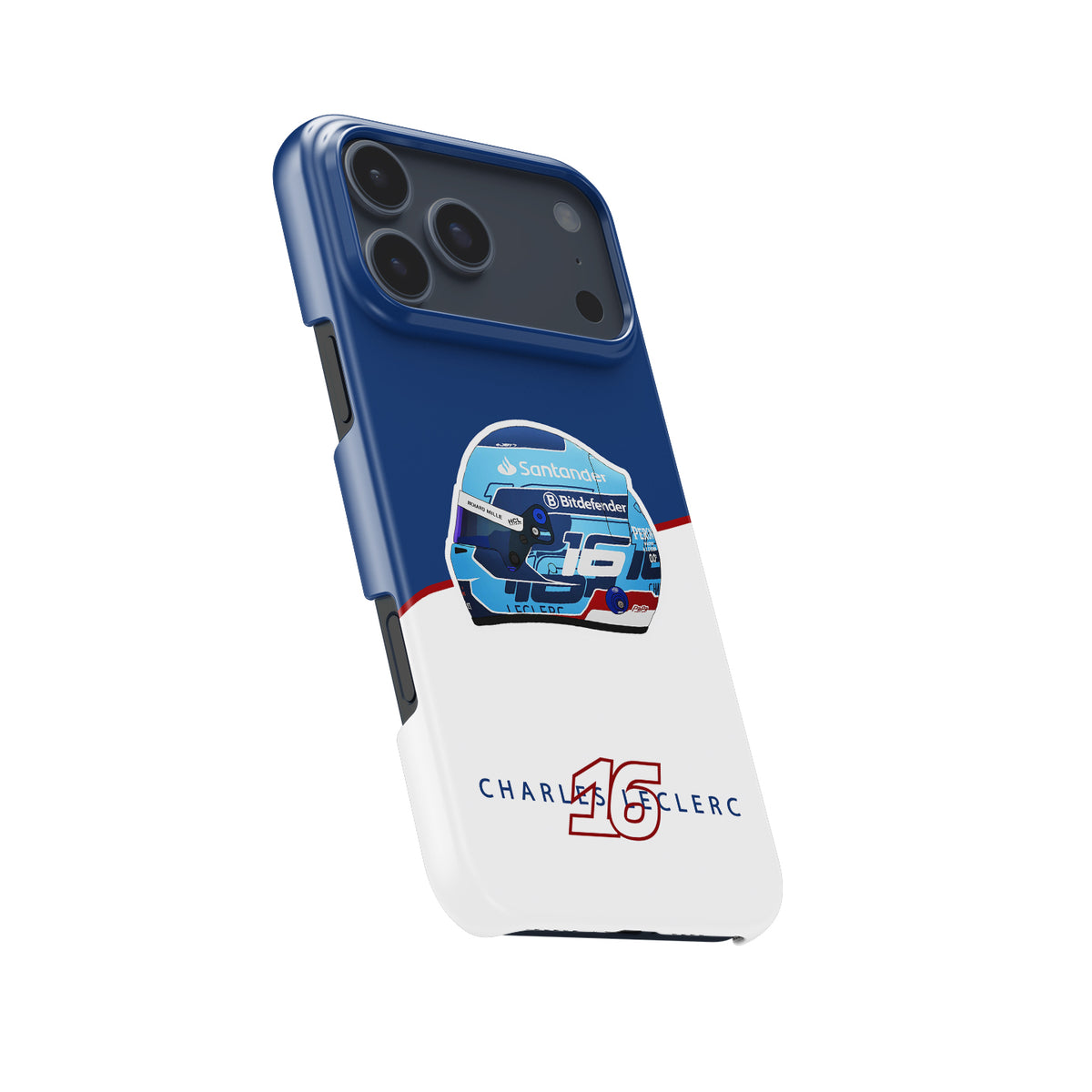 Charles Leclerc Miami Grand Prix 2024 Helmet iPhone Case