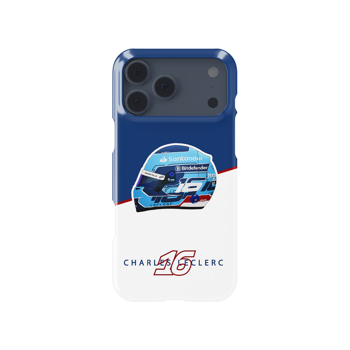 Charles Leclerc Miami Grand Prix 2024 Helmet iPhone Case