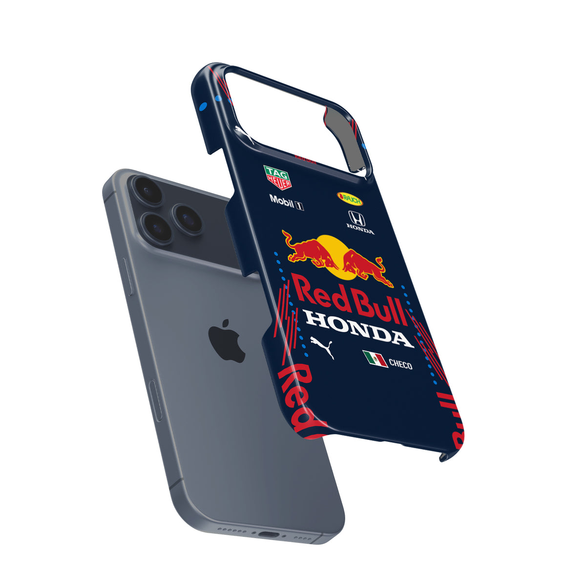 2021 Sergio Perez F1 : Racing Style, Full Protection Formula 1 racing iPhone case view 3