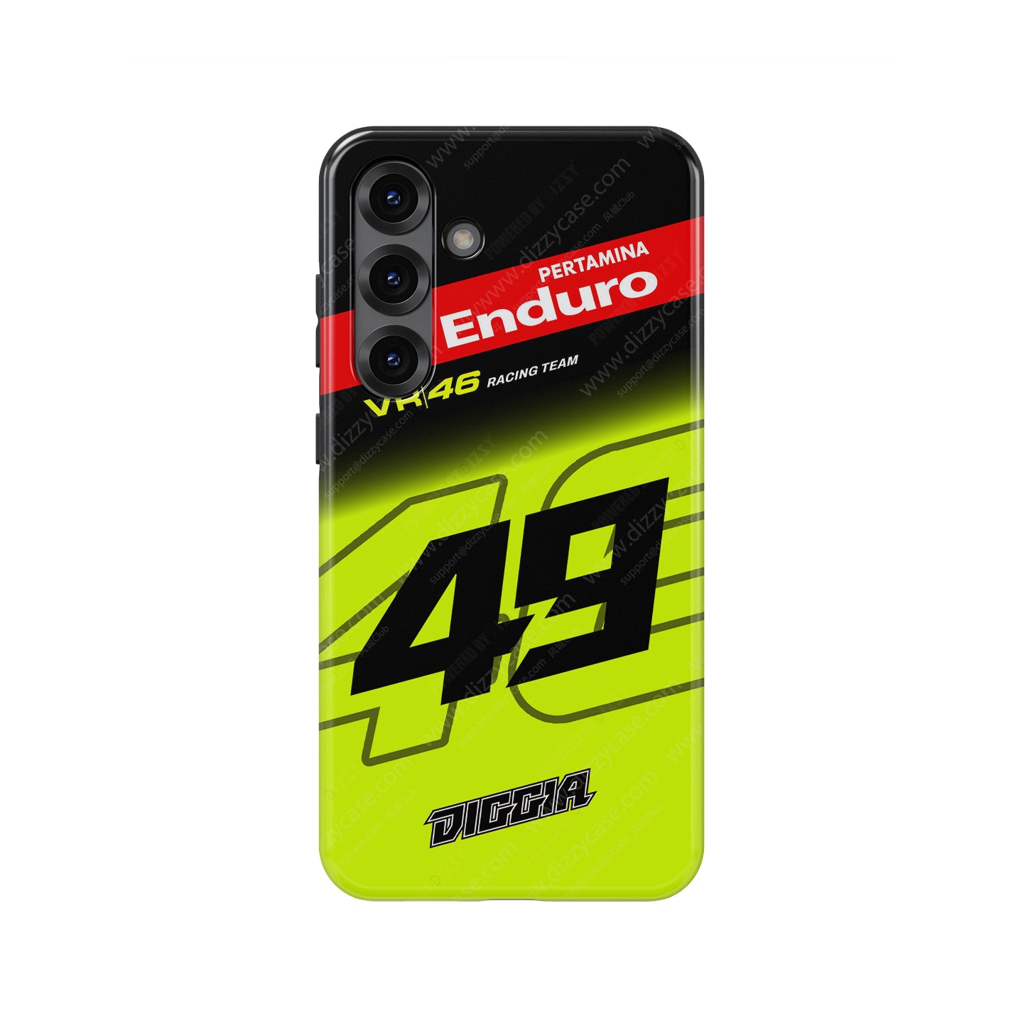 Fabio Di Giannantonio #49 VR46 Racing Team Phone Case | Pertamina Enduro MotoGP 2026 for Samsung Galaxy