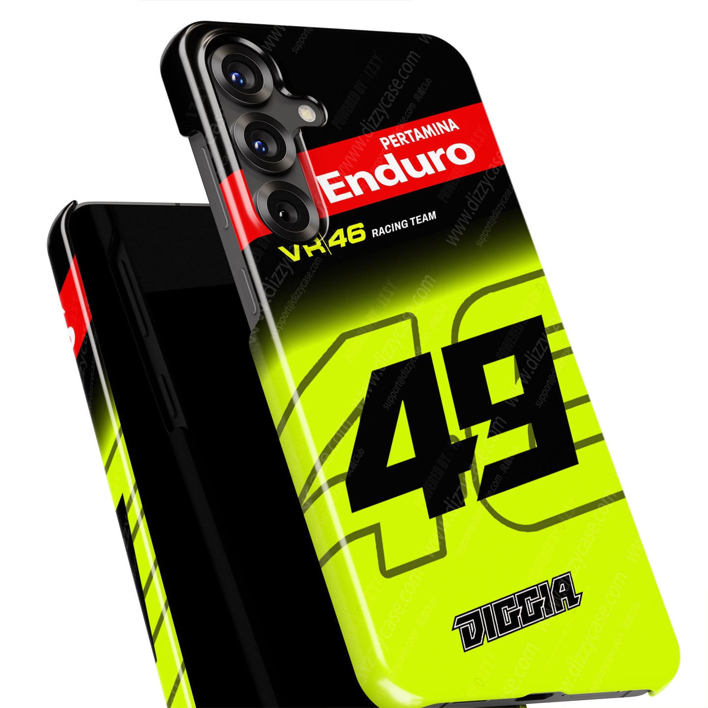 Fabio Di Giannantonio #49 VR46 Racing Team Phone Case | Pertamina Enduro MotoGP 2026 for Samsung Galaxy