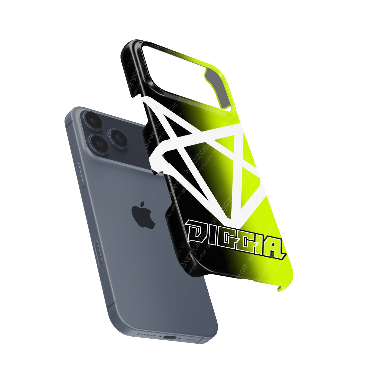 Coque de téléphone Tadej Pogacar 2024 Dual Triumph jaune et rose en jersey par DIZZY