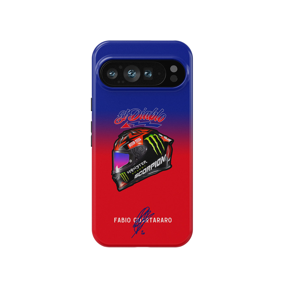 Fabio Quartararo MotoGP 2022 Helmet Phone Case