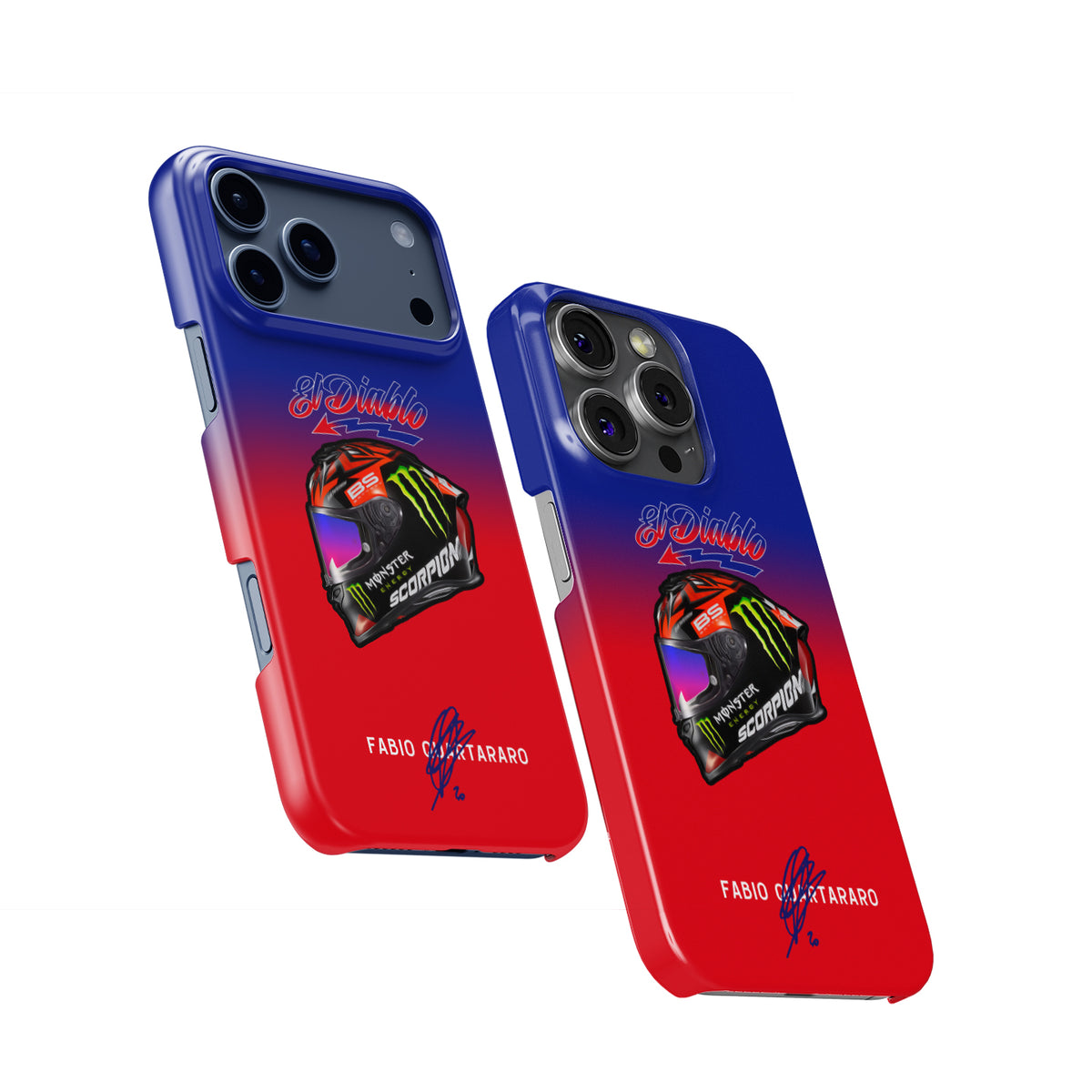 Fabio Quartararo 2022 Helmet MotoGP Phone Case: Race-Ready Style