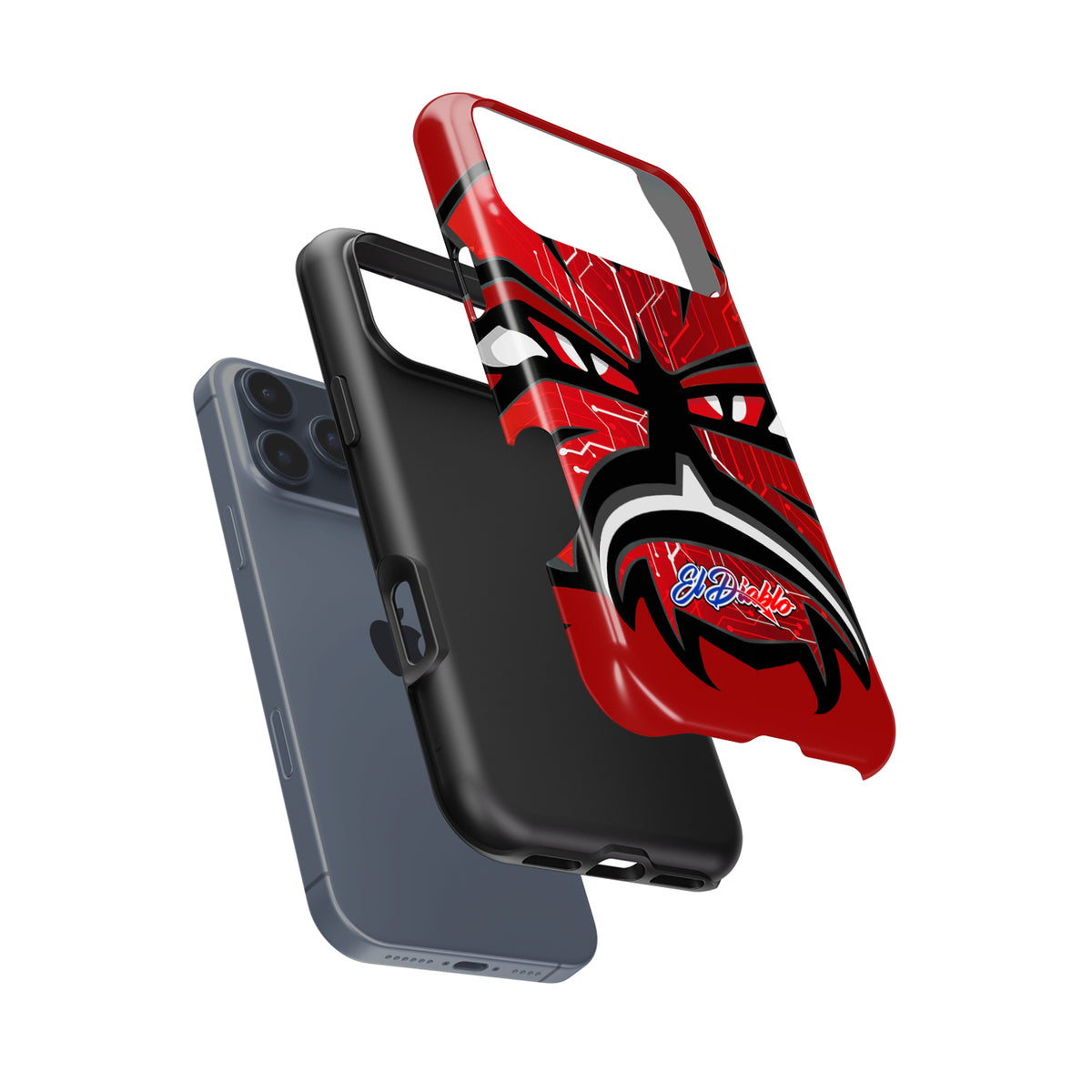 Ride with the Demon Spirit: Fabio Quartararo Helmet Phone Case