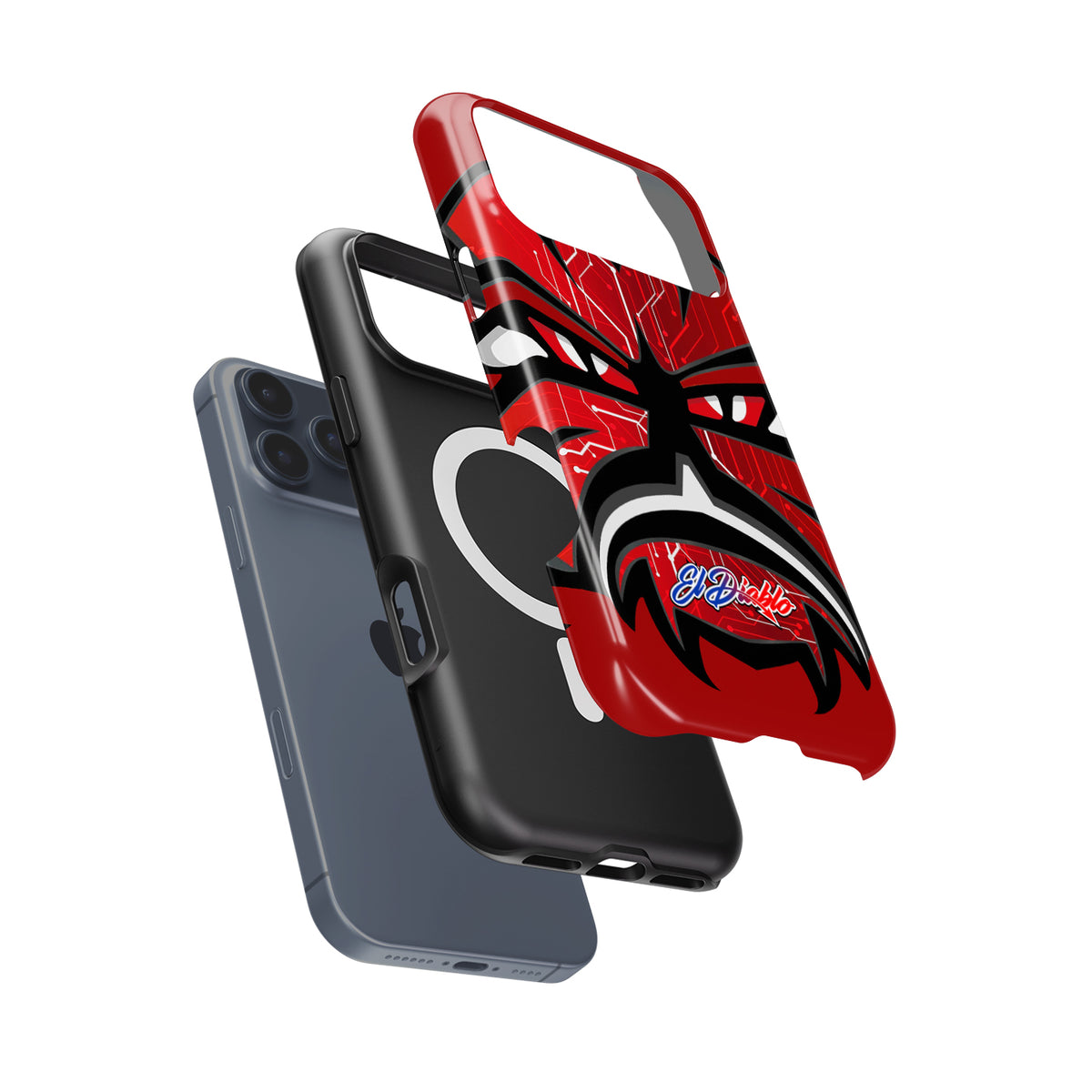 Ride with the Demon Spirit: Fabio Quartararo Helmet Phone Case