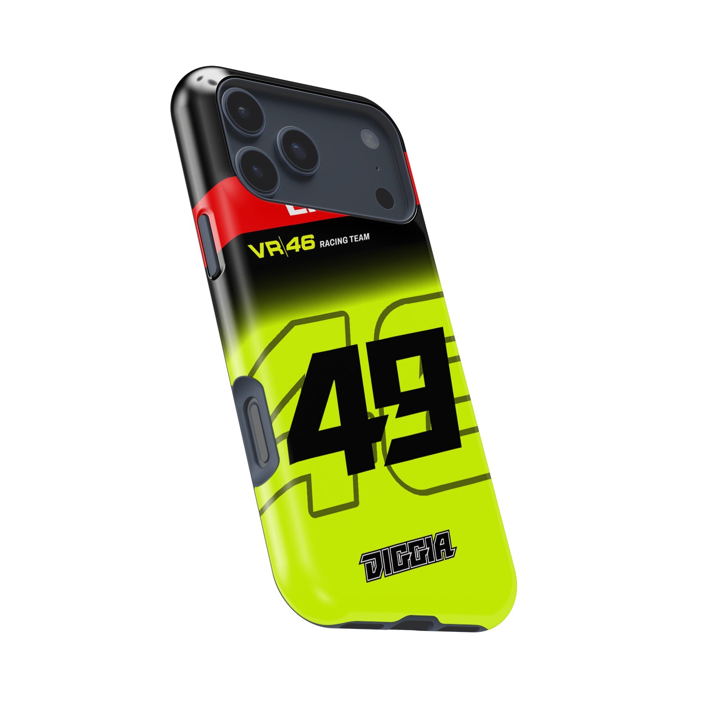Fabio Di Giannantonio #49 VR46 Racing Team Phone Case | Pertamina Enduro MotoGP 2026 for iPhone