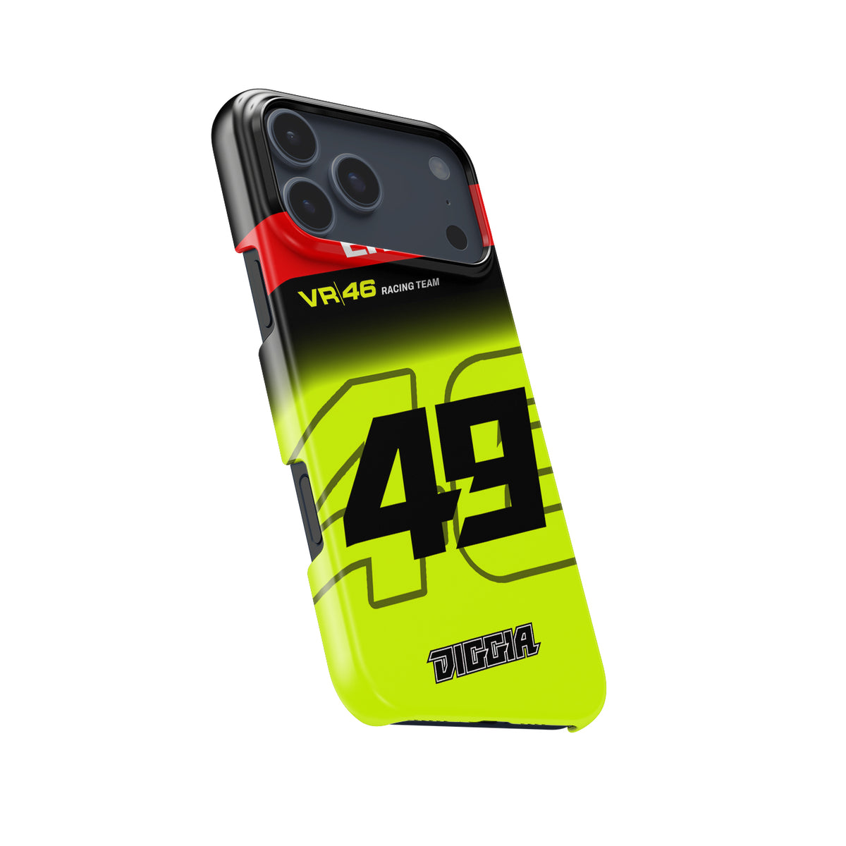 Fabio Di Giannantonio #49 VR46 Racing Team Phone Case | Pertamina Enduro MotoGP 2026 for iPhone