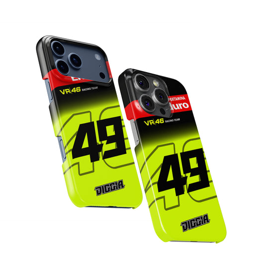 Fabio Di Giannantonio #49 VR46 Racing Team Phone Case | Pertamina Enduro MotoGP 2026 for iPhone