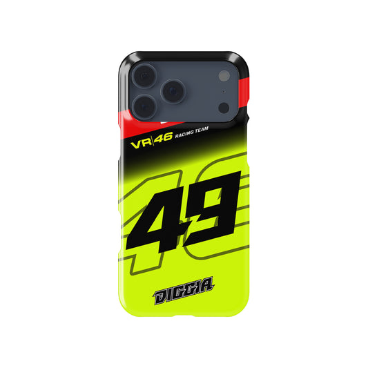 Fabio Di Giannantonio #49 VR46 Racing Team Phone Case | Pertamina Enduro MotoGP 2026 for iPhone