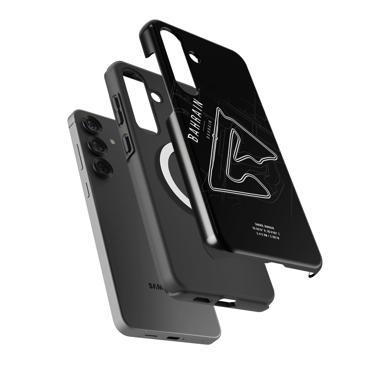 Revive F1 Memories - Bahrain Track Map Samsung Case