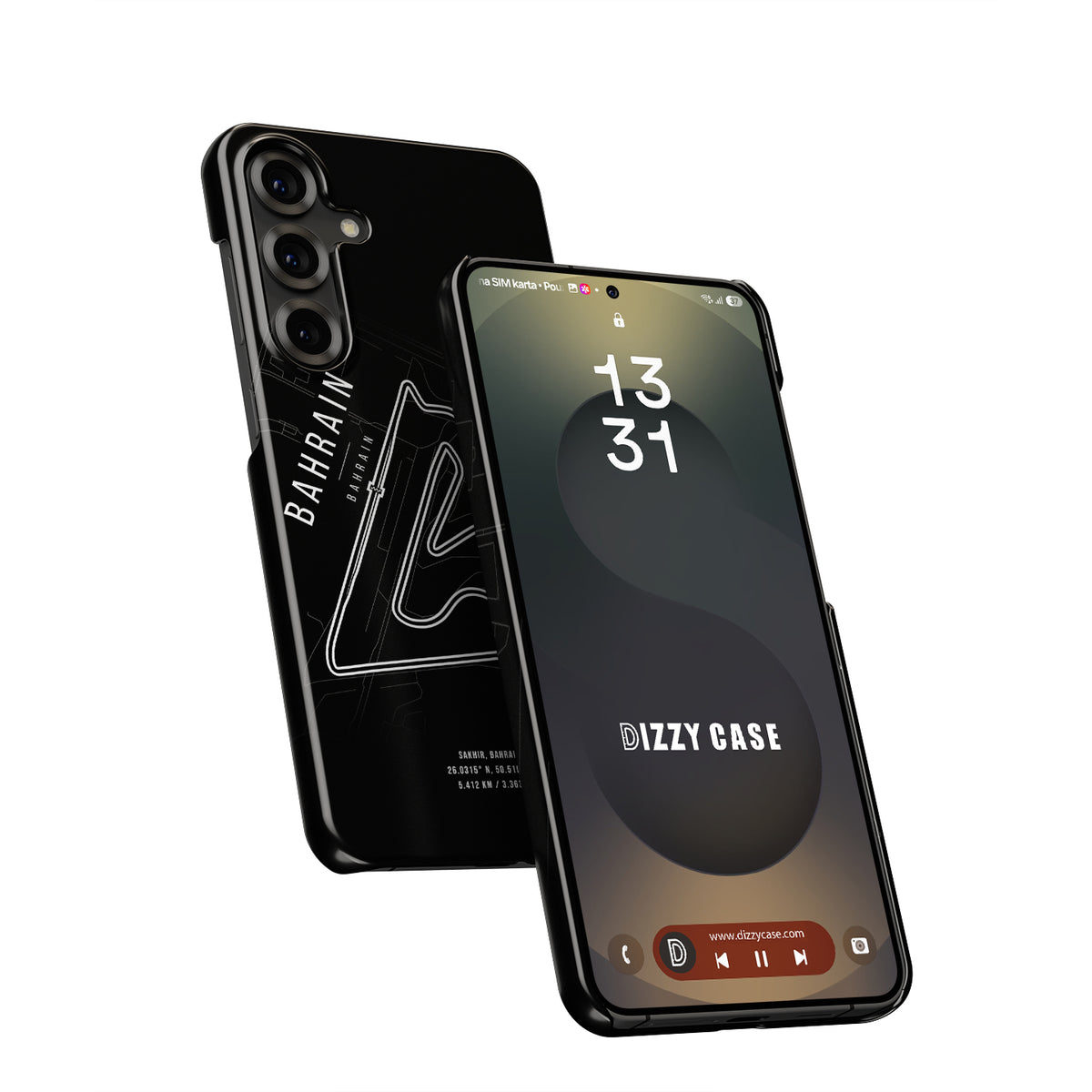 Revive F1 Memories - Bahrain Track Map Samsung Case