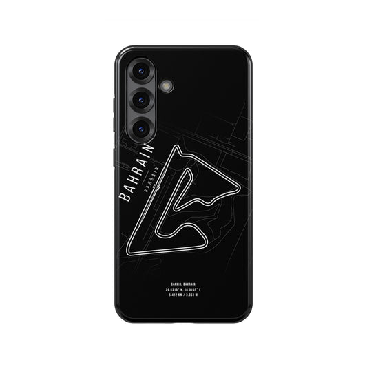 Revive F1 Memories - Bahrain Track Map Samsung Case