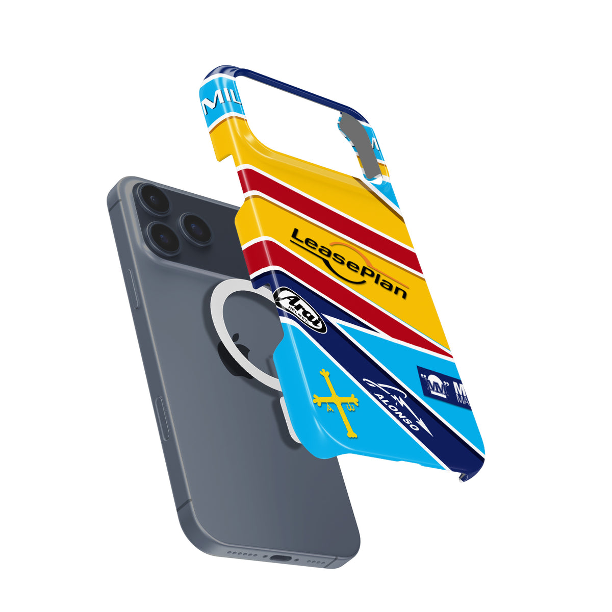 Fernando Alonso 2005 F1 World Champion Formula 1 racing iPhone case view 4