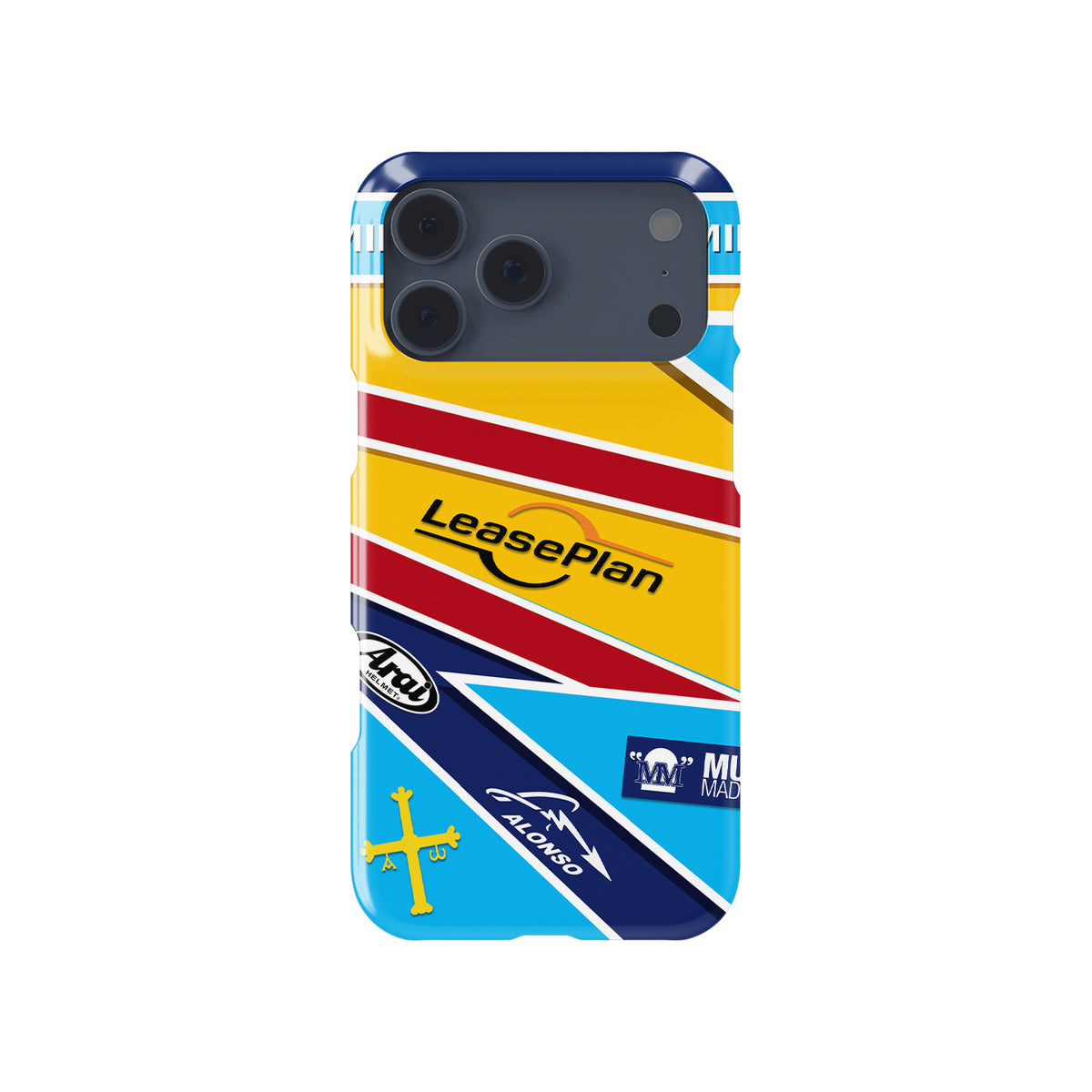 Fernando Alonso 2005 F1 World Champion Formula 1 racing iPhone case view 1