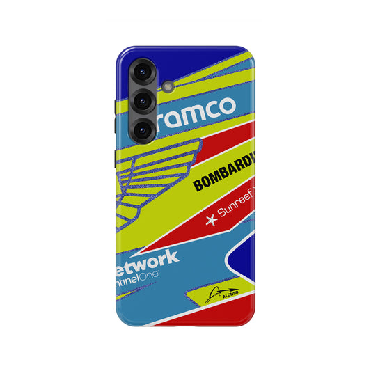 Fernando Alonso 2023 F1 Helmet Phone Case - Samsung Models