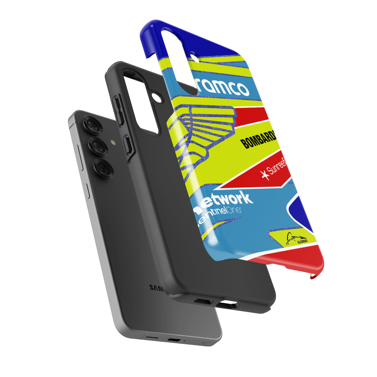 Fernando Alonso 2023 F1 Helmet Phone Case - Samsung Models