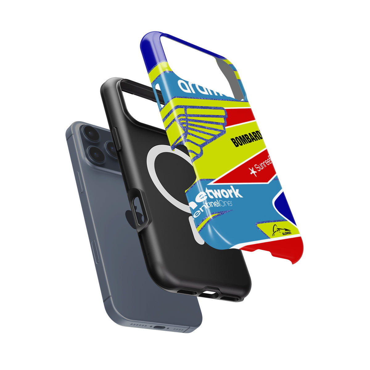 Fernando Alonso 2023 F1 Helmet Case for Apple iPhones