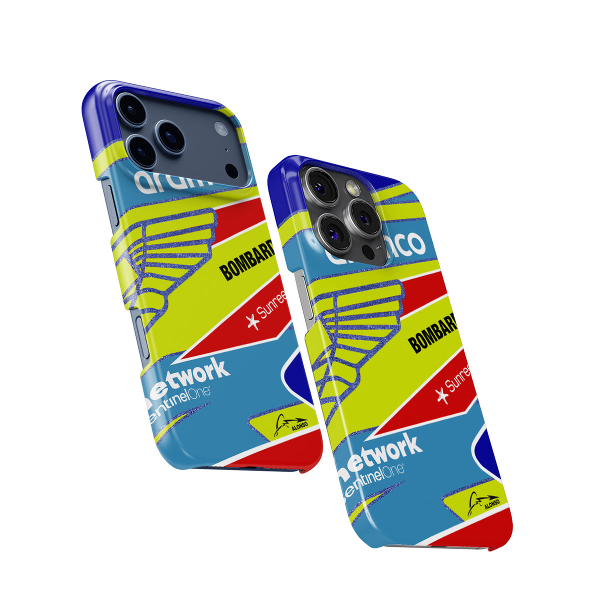 Fernando Alonso 2023 F1 Helmet Case for Apple iPhones