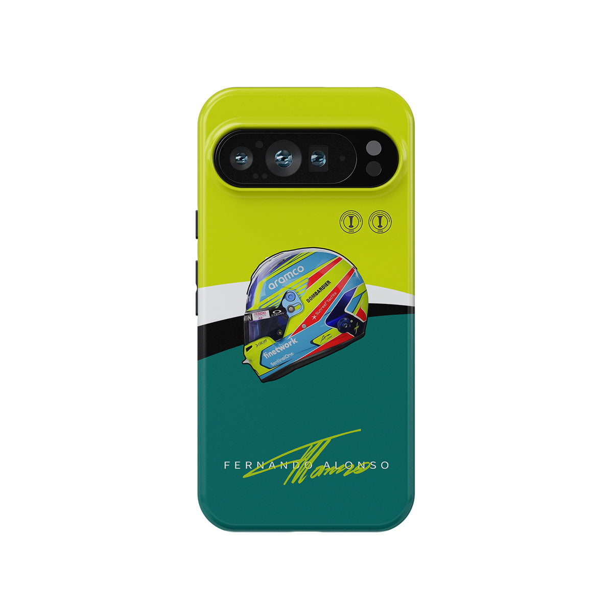 Fernando Alonso 2023 Helmet Case - For Google, OnePlus, Xiaomi