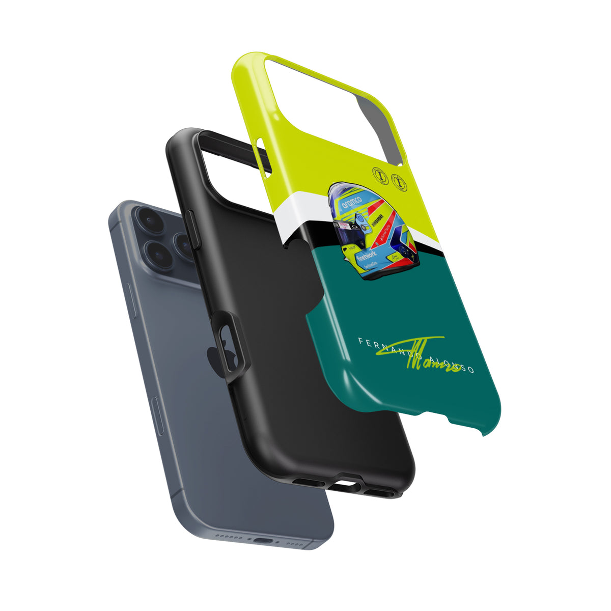 Fernando Alonso 2023 Helmet Phone Case: Stylish & Protective