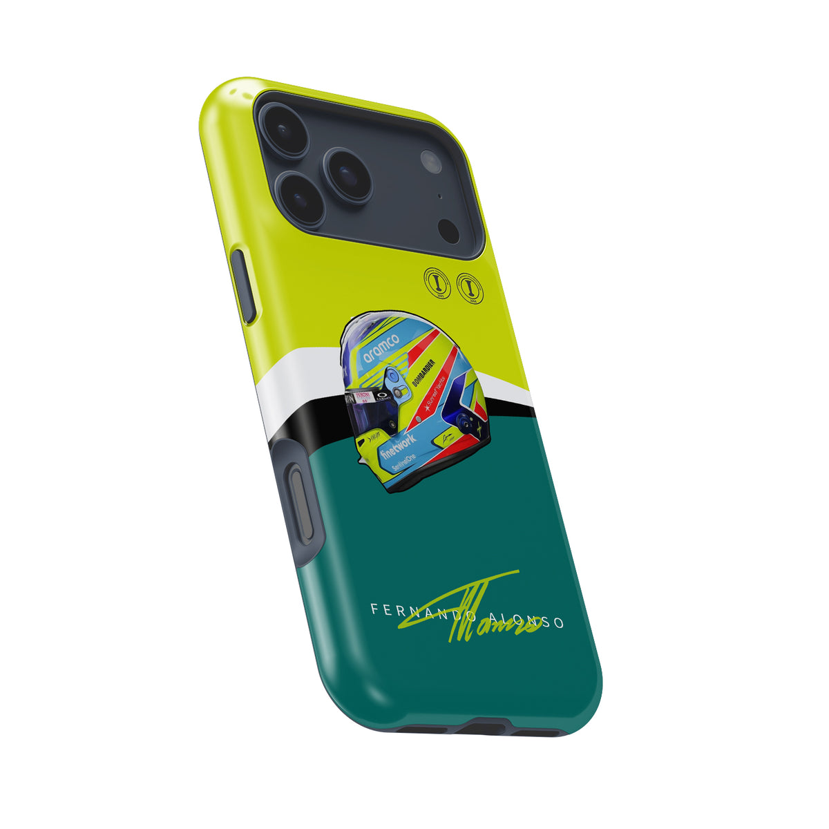 Fernando Alonso 2023 Helmet Phone Case: Stylish & Protective