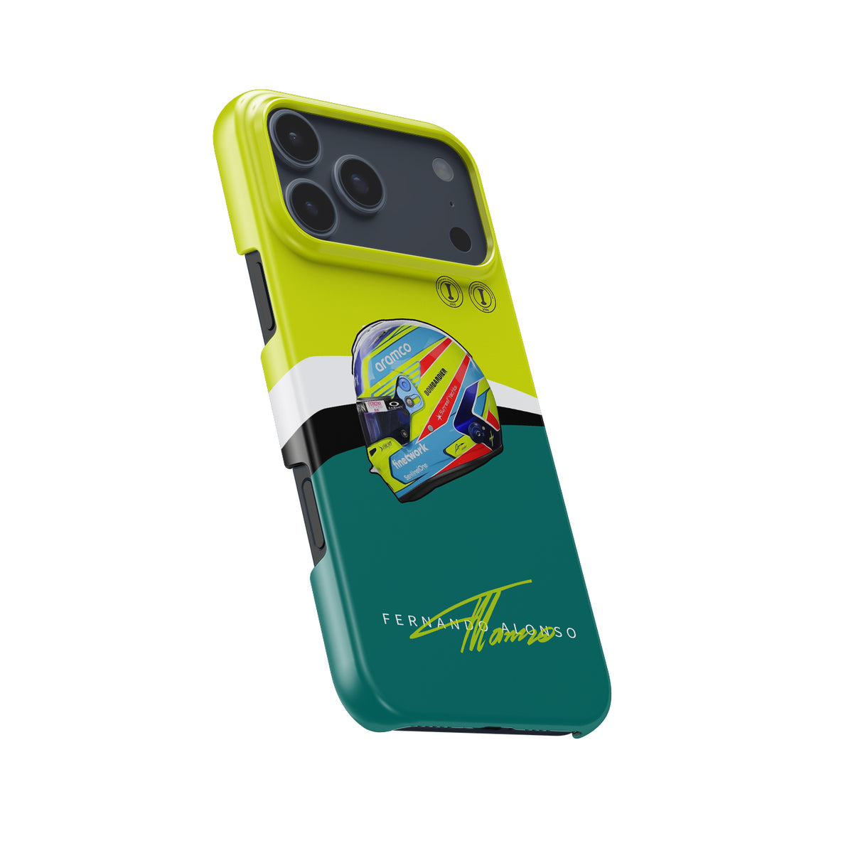 Fernando Alonso 2023 Helmet Phone Case: Stylish & Protective