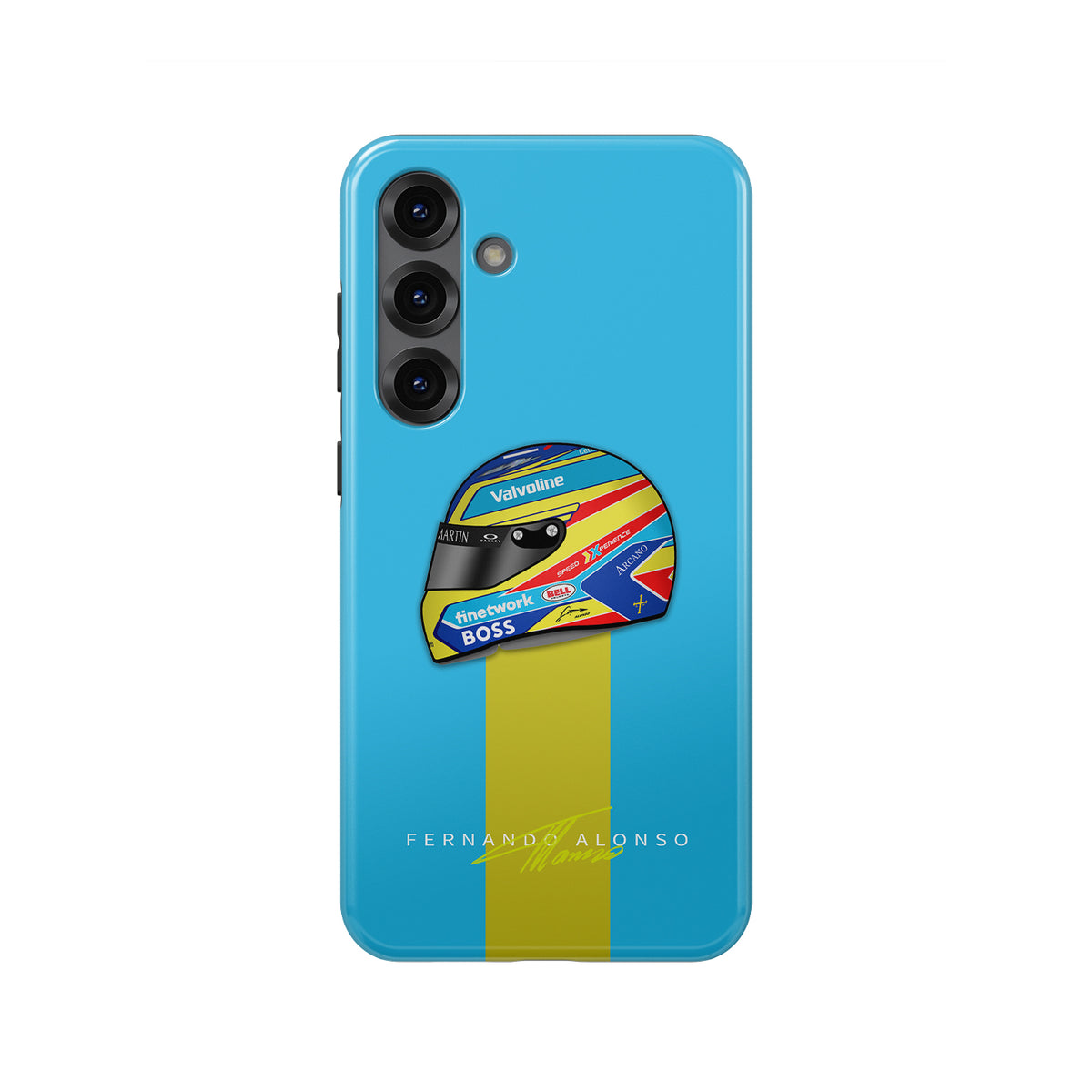 Fernando Alonso 2024 Helmet Design - Samsung Models