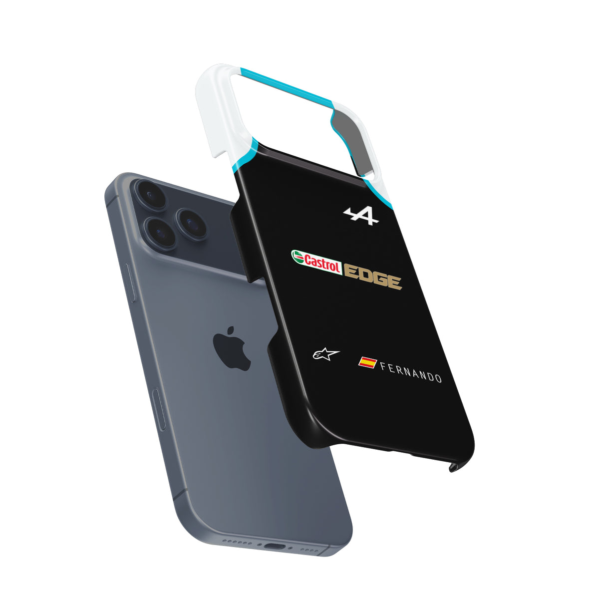 Fernando Alonso Alpine Racing Suit Formula 1 racing iPhone case view 3