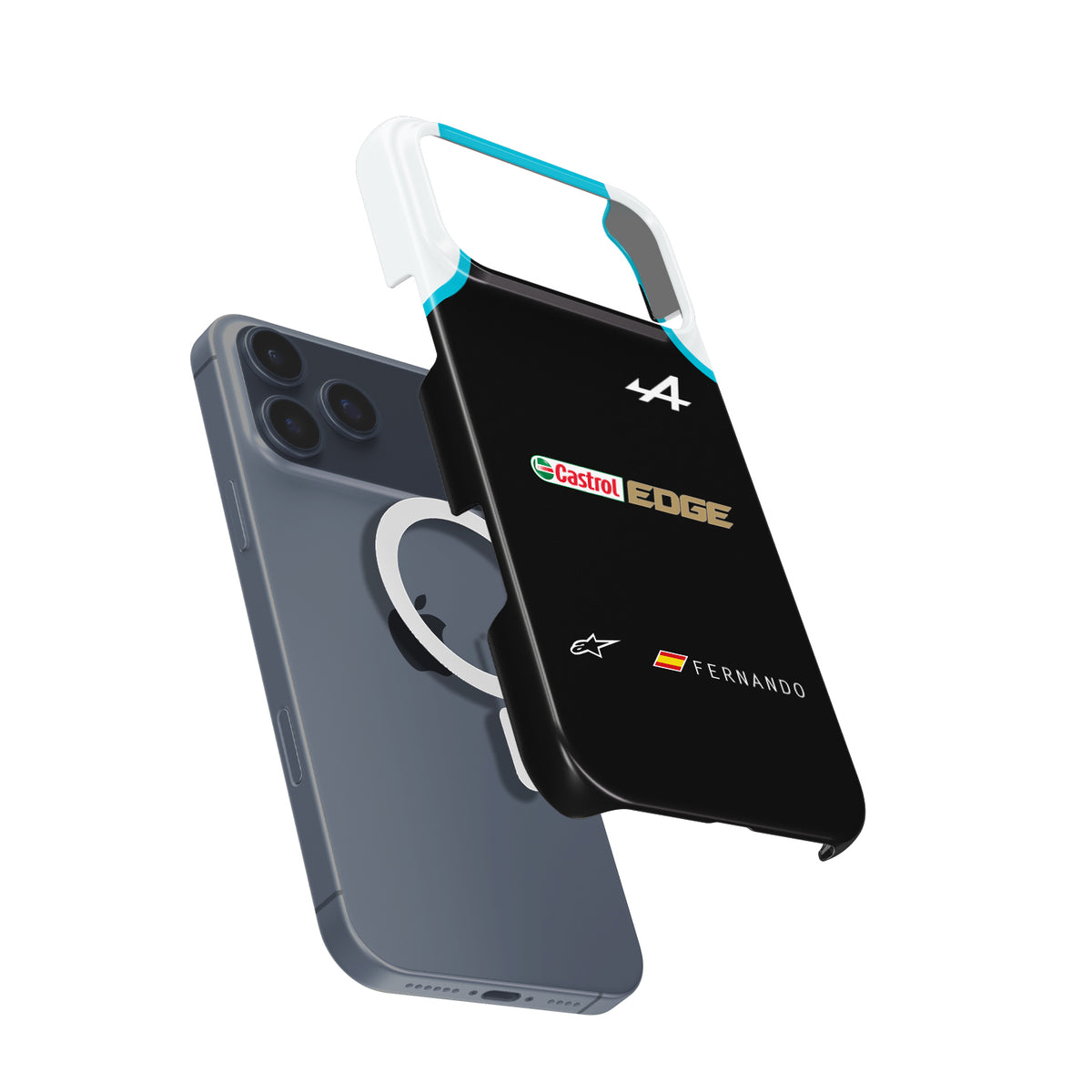 Fernando Alonso Alpine Racing Suit Formula 1 racing iPhone case view 4