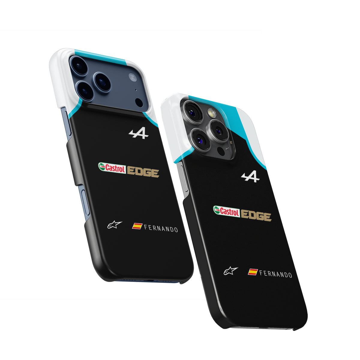 Fernando Alonso Alpine Racing Suit Formula 1 racing iPhone case view 2
