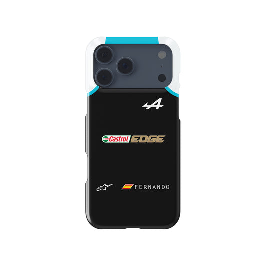 Fernando Alonso Alpine Racing Suit Formula 1 racing iPhone case view 1
