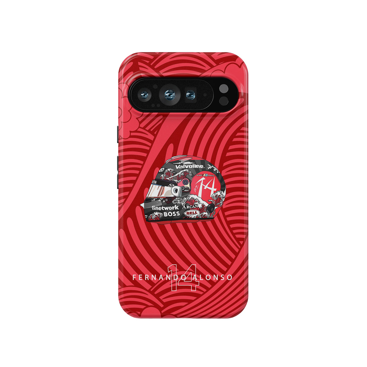 2024 Fernando Alonso Japanese GP Helmet Case – For Google, OnePlus, Huawei, Xiaomi