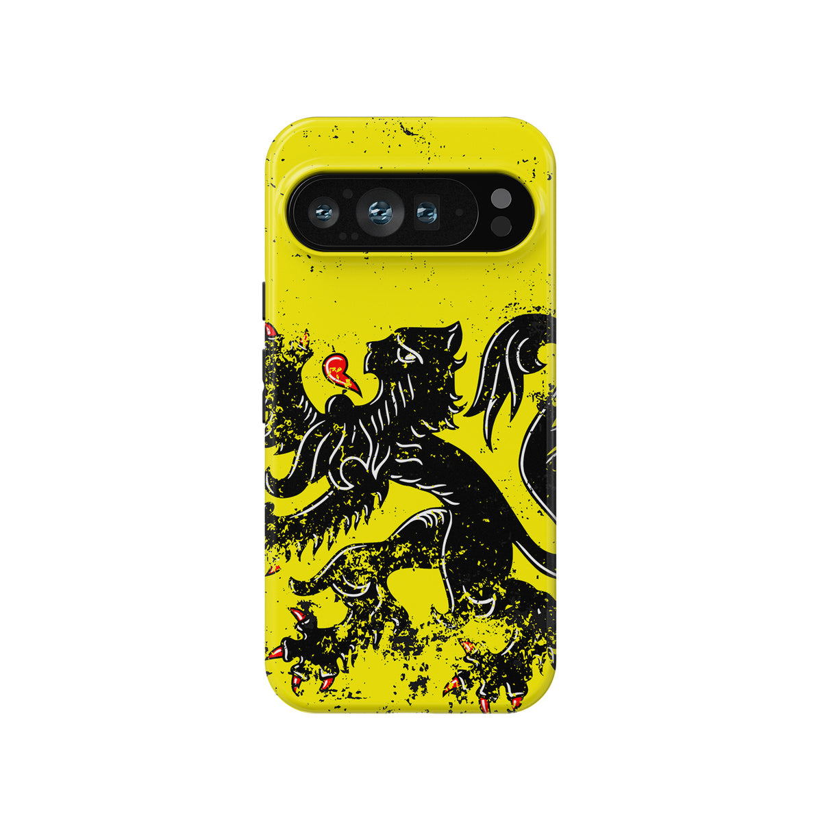 Flemish Lion Cycling Phone Case – Paris-Roubaix & Tour of Flanders Inspired