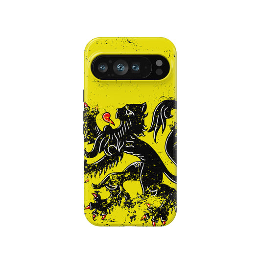 Flemish Lion Cycling Phone Case – Paris-Roubaix & Tour of Flanders Inspired