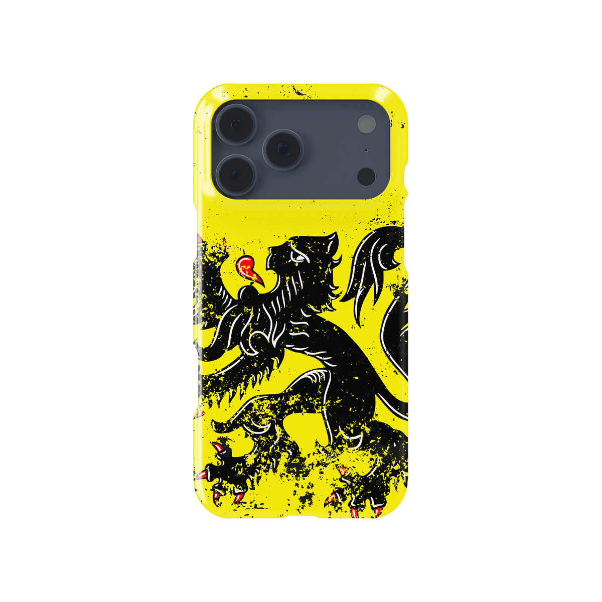 Flemish Lion Cycling Heritage cycling iPhone case view 1