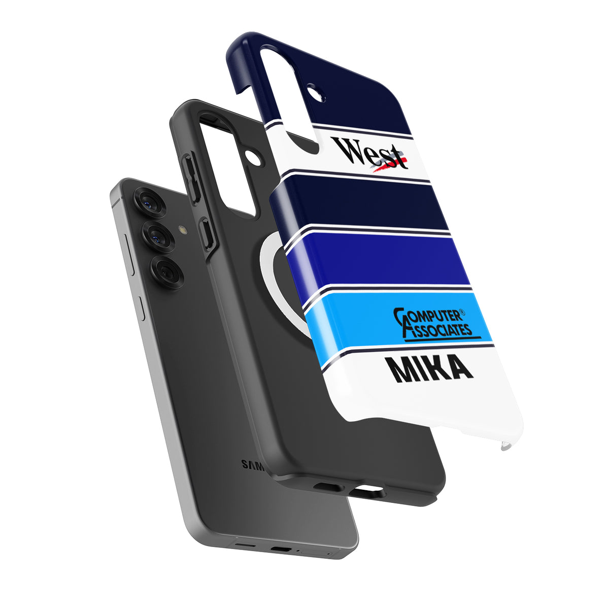 Samsung Galaxy F1 Case - Mika Häkkinen Helmet Design