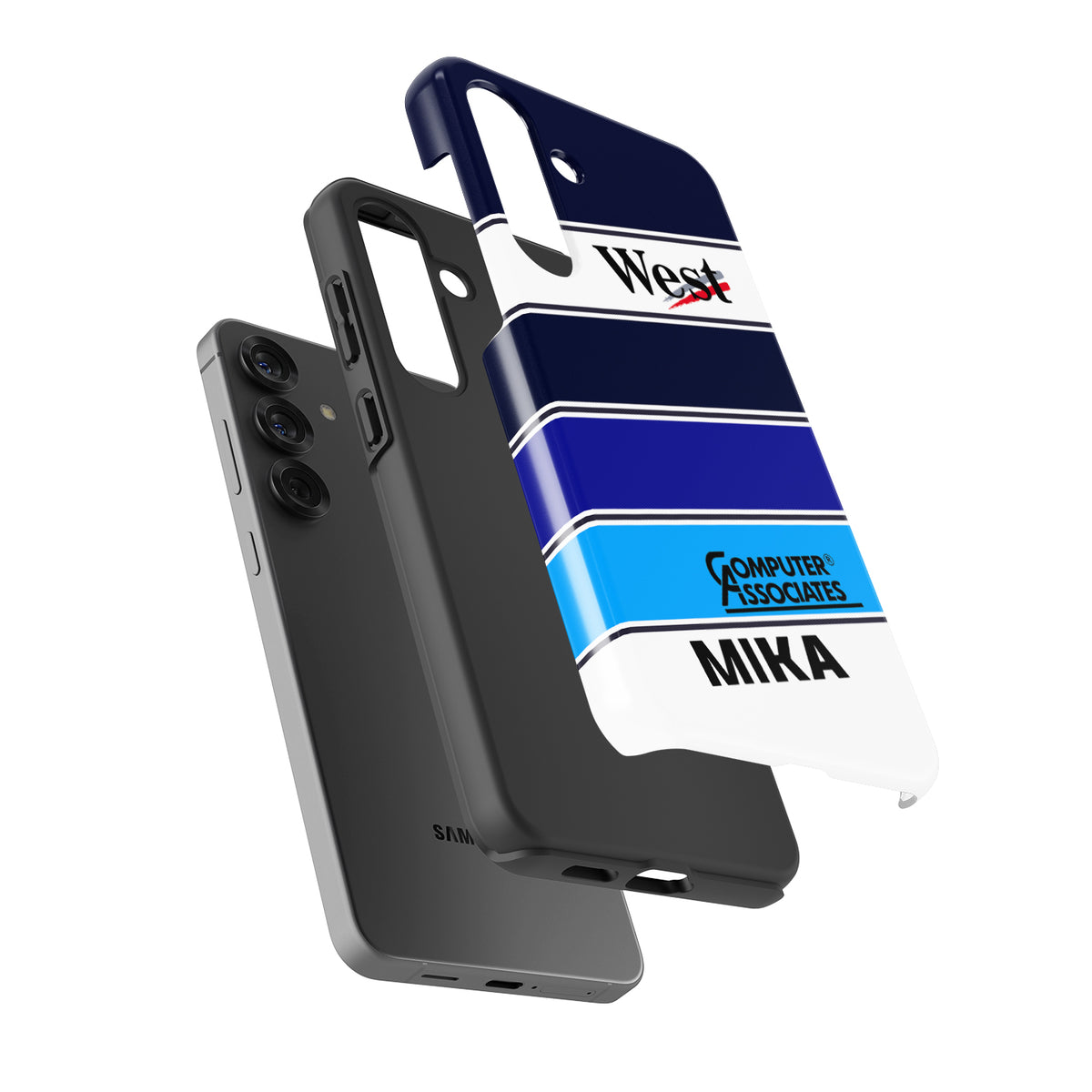 Samsung Galaxy F1 Case - Mika Häkkinen Helmet Design