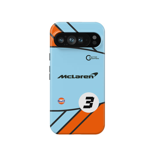 Daniel Ricciardo Gulf Livery Case for Android – McLaren F1 Style