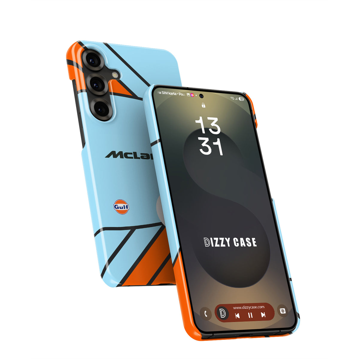 Formula 1 McLaren Gulf Livery Samsung Case – Ricciardo Racing Legacy