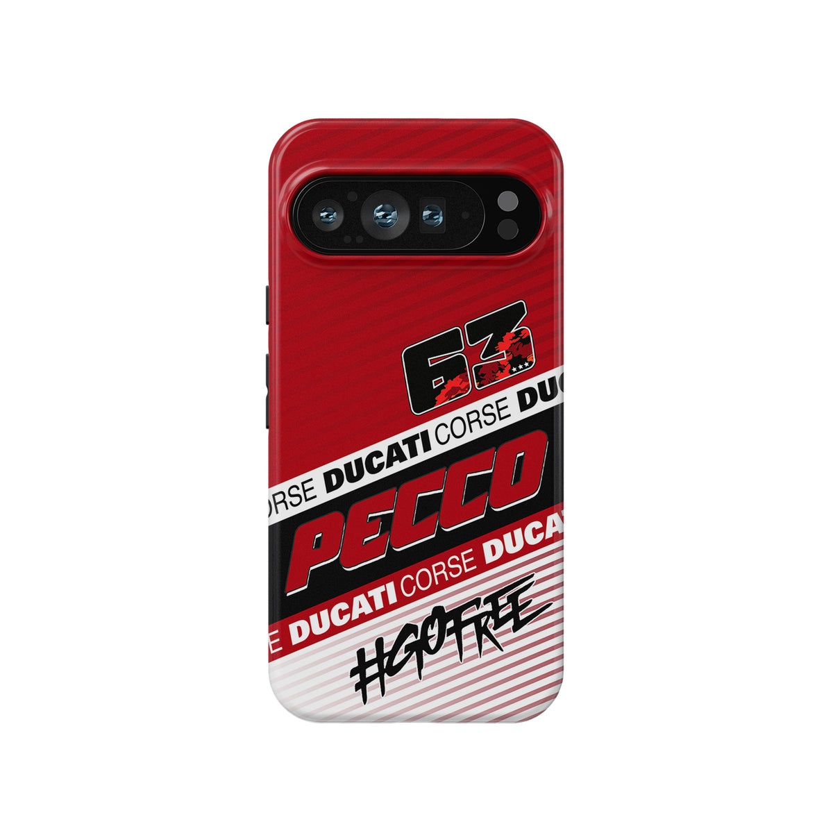 Francesco Bagnaia MotoGP 2025 Phone Case – Ducati Pecco #63 Design for Pixel, Huawei, OnePlus
