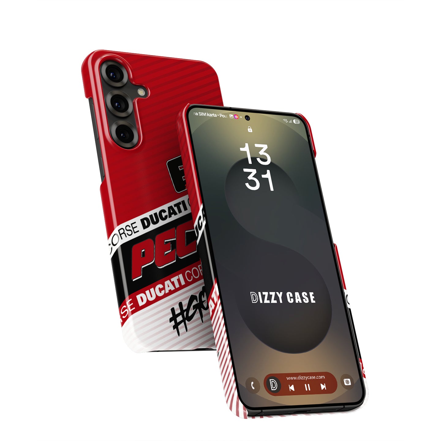 Francesco Bagnaia MotoGP 2025 Phone Case – Ducati Pecco #63 Design for Samsung