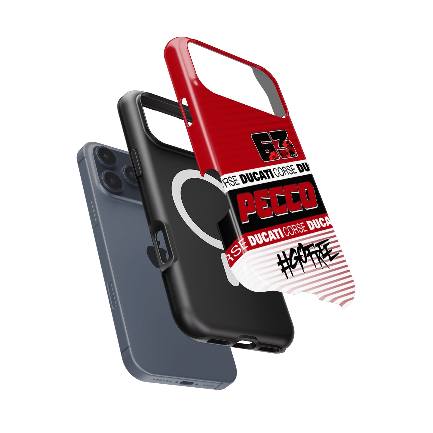 Francesco Bagnaia MotoGP 2025 Phone Case – Ducati Pecco #63 Design for Pixel, Huawei, OnePlus