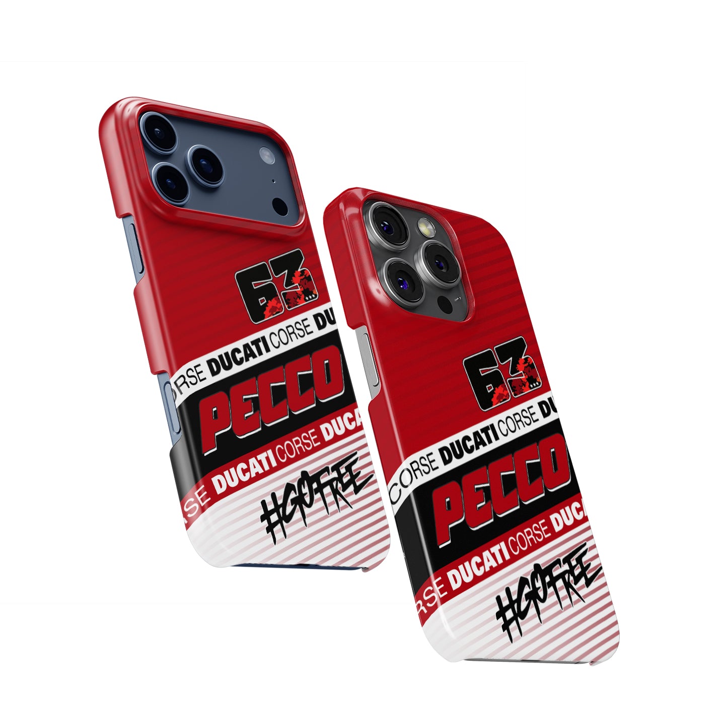 Francesco Bagnaia MotoGP 2025 Phone Case – Ducati Pecco #63 Design for iPhone