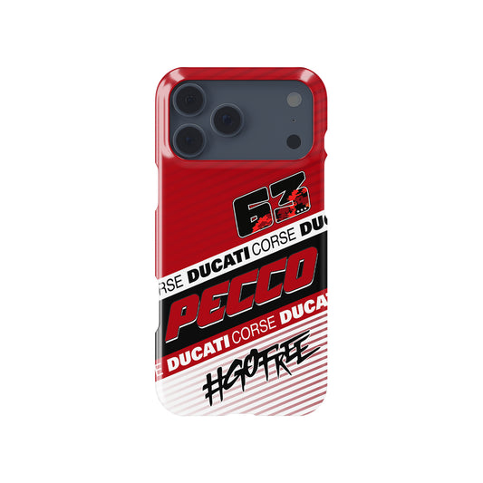 Francesco Bagnaia MotoGP 2025 MotoGP motorcycle iPhone case view 1