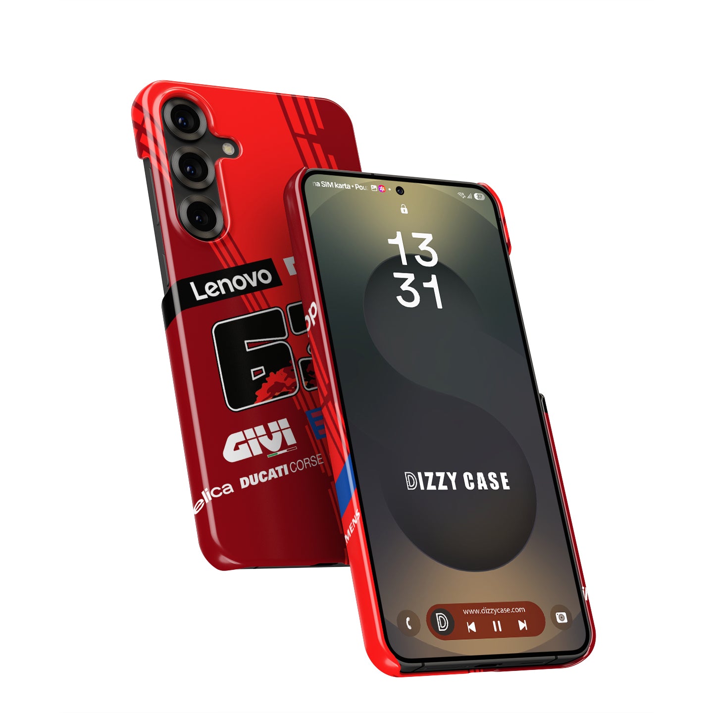 Francesco Bagnaia MotoGP Ducati Phone Case – #63 Racing Livery Tribute for Samsung Galaxy