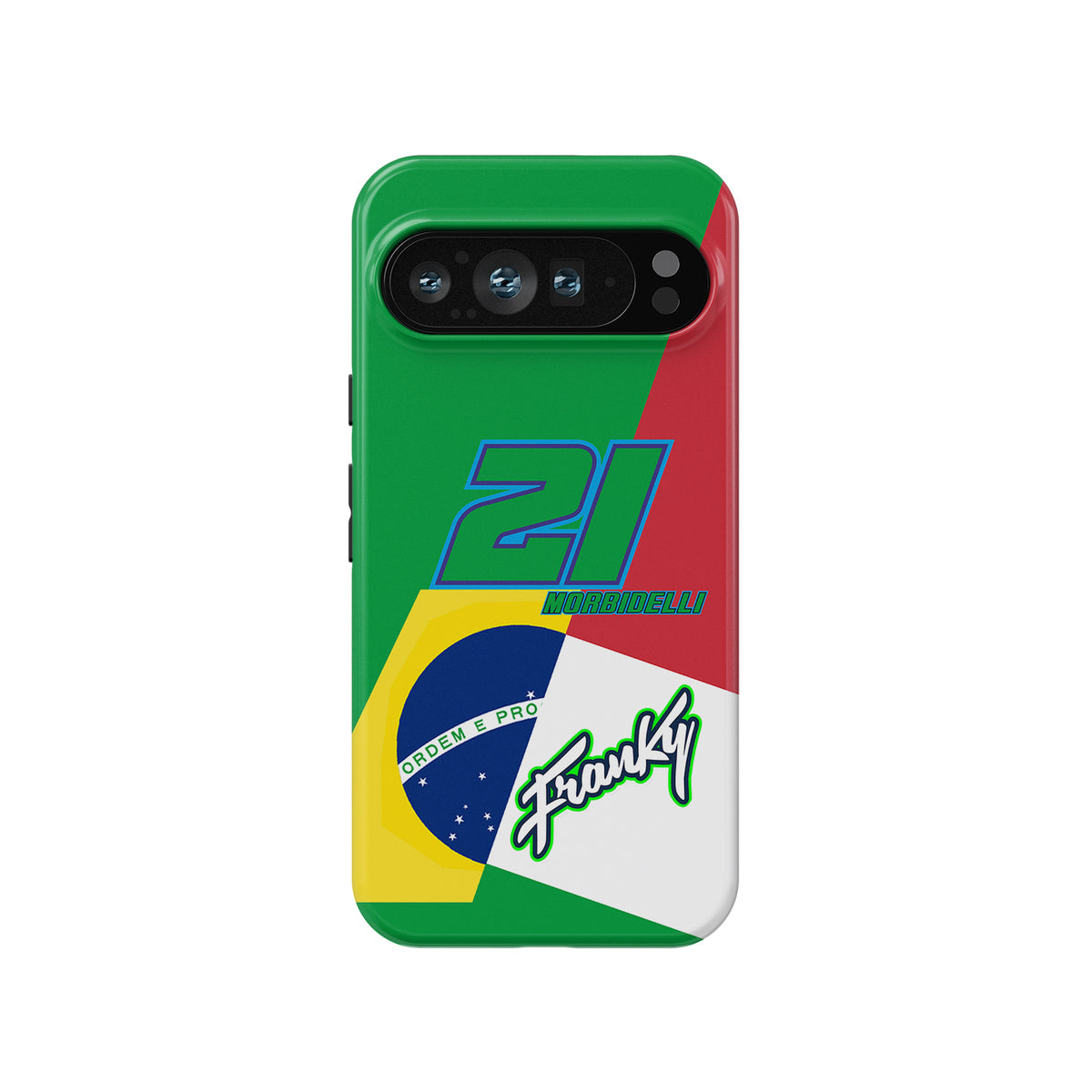 Show Off Your Racing Pride with the Franco Morbidelli 21 Livery Phone Case
