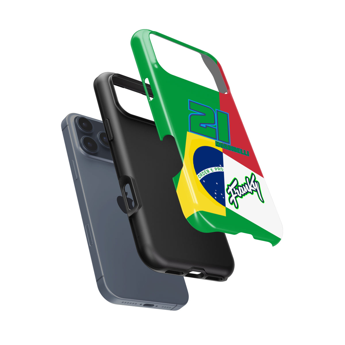 Show Off Your Racing Pride with the Franco Morbidelli 21 Livery Phone Case